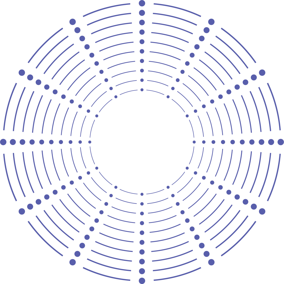 Violet dotted circle